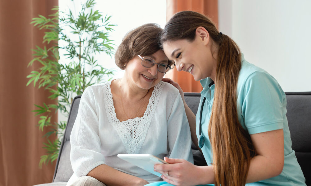 Our nurses are trained to offer pain management and emotional support, helping clients live as comfortably as possible while receiving care at home.